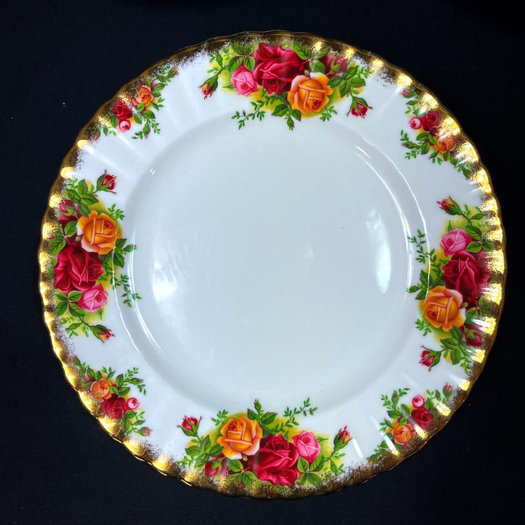 未使用品ロイヤルアルバート オールドカントリーローズ　20.5cm　プレート5枚