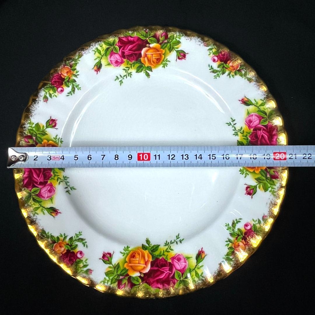 未使用品ロイヤルアルバート オールドカントリーローズ　20.5cm　プレート5枚