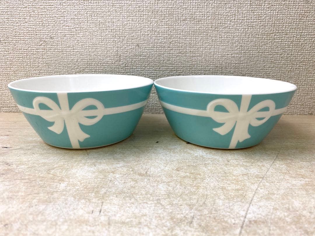 ●美品●TIFFANY&Co.ティファニーブルーボックス ボウル2個セット 箱有