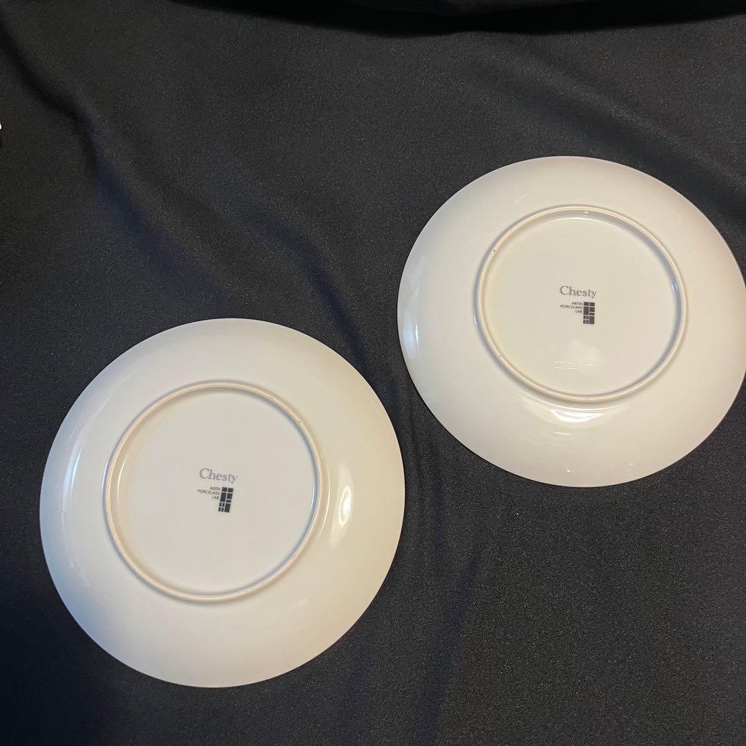 Chesty ARITA PORCELAIN LAB 食器 皿 有田焼 花 2枚