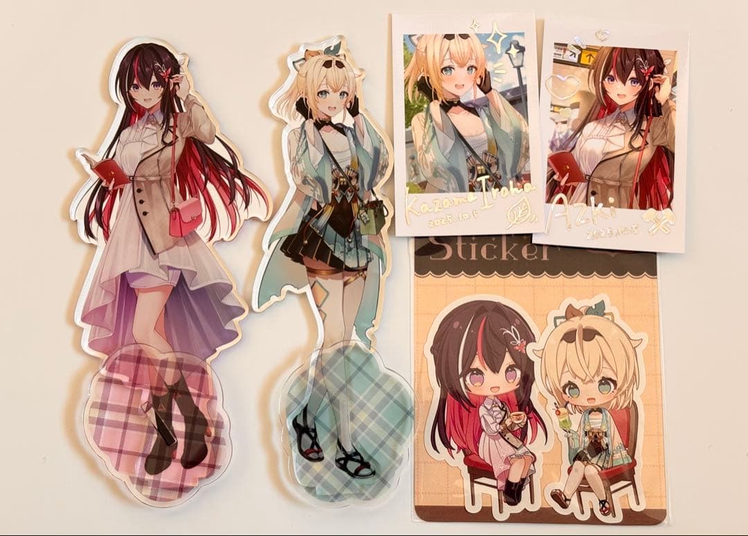 ivy様向け　風真いろは AZKi アクリルスタンド ステッカー チェキセット