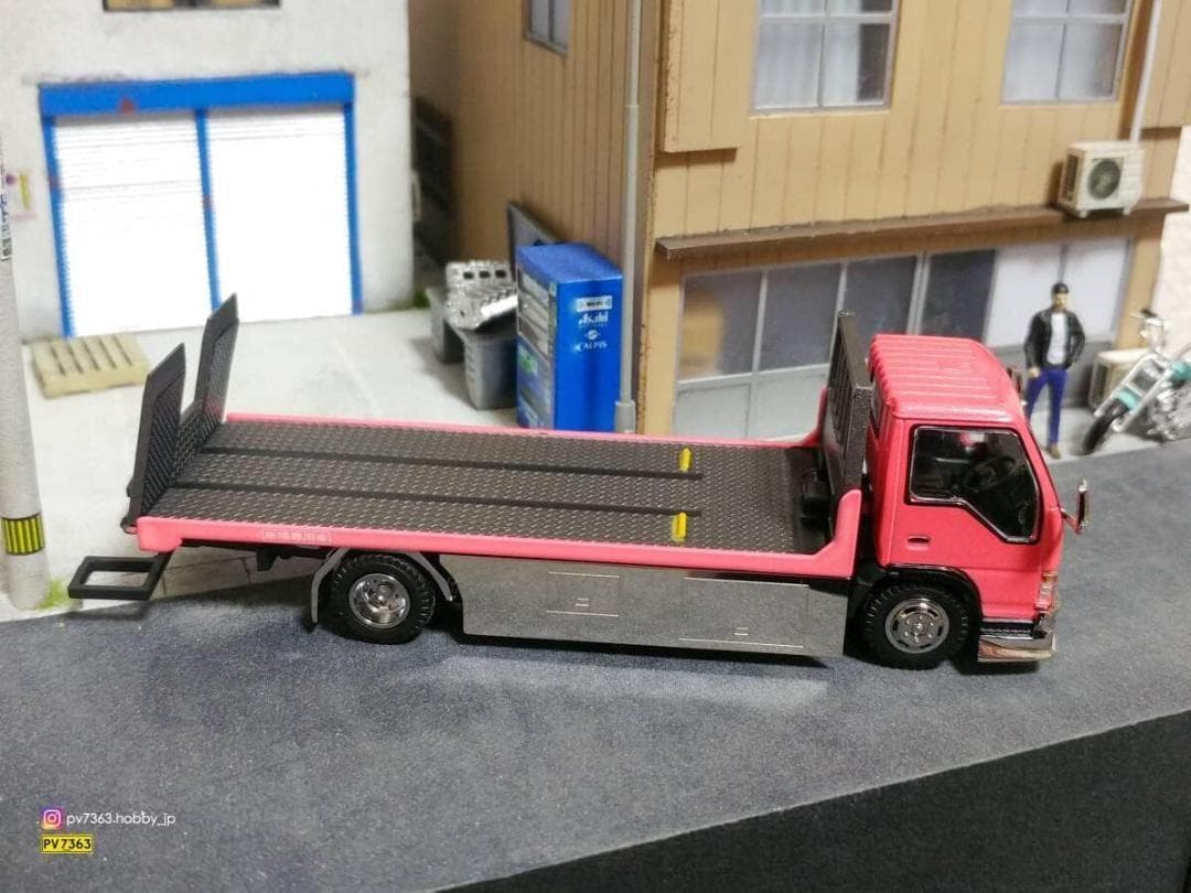 YES x PEAKO 1/64 いすゞ エルフ カスタム 積載車