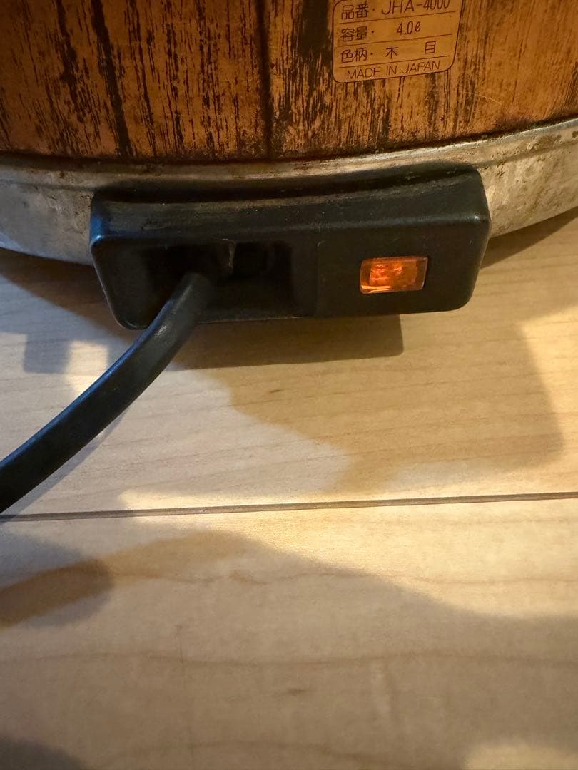 タイガー電子ジャーJHA-4000型保温ジャー