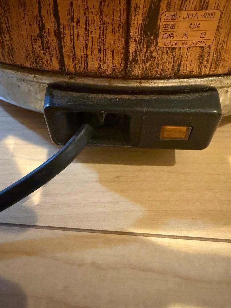 タイガー電子ジャーJHA-4000型保温ジャー