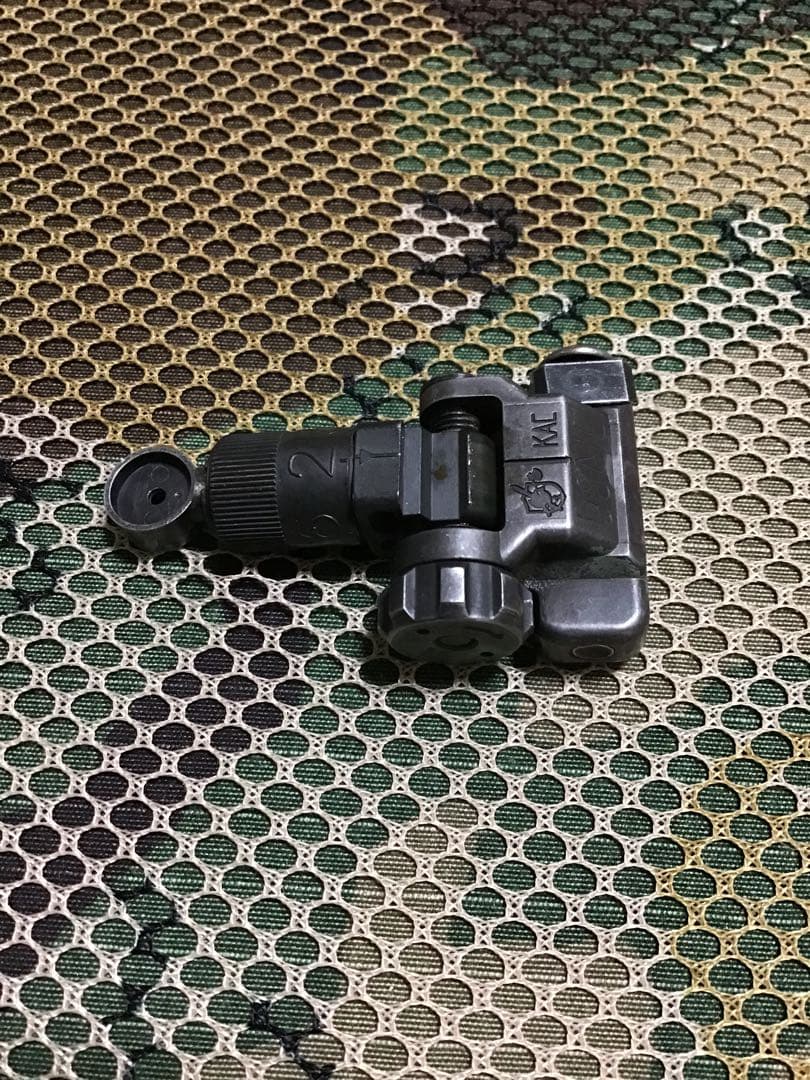 米軍放出品実物KACナイツマイクロフリップリアサイト中古品1