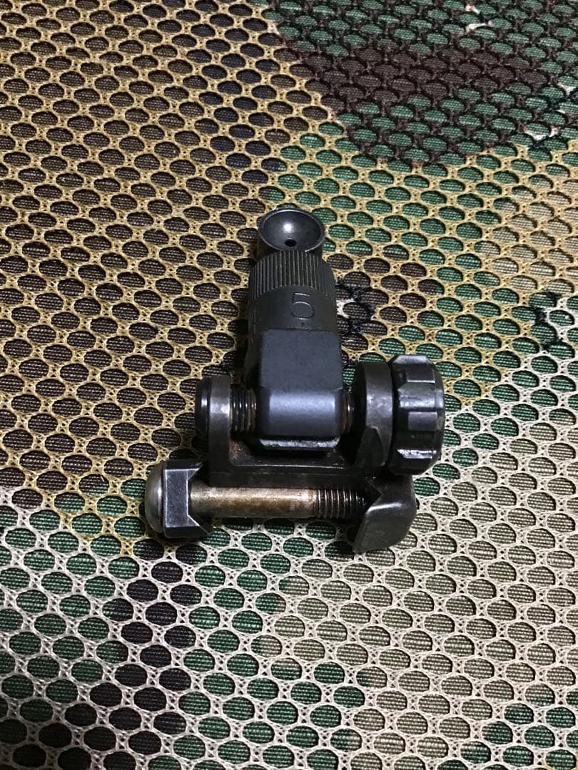 米軍放出品実物KACナイツマイクロフリップリアサイト中古品1