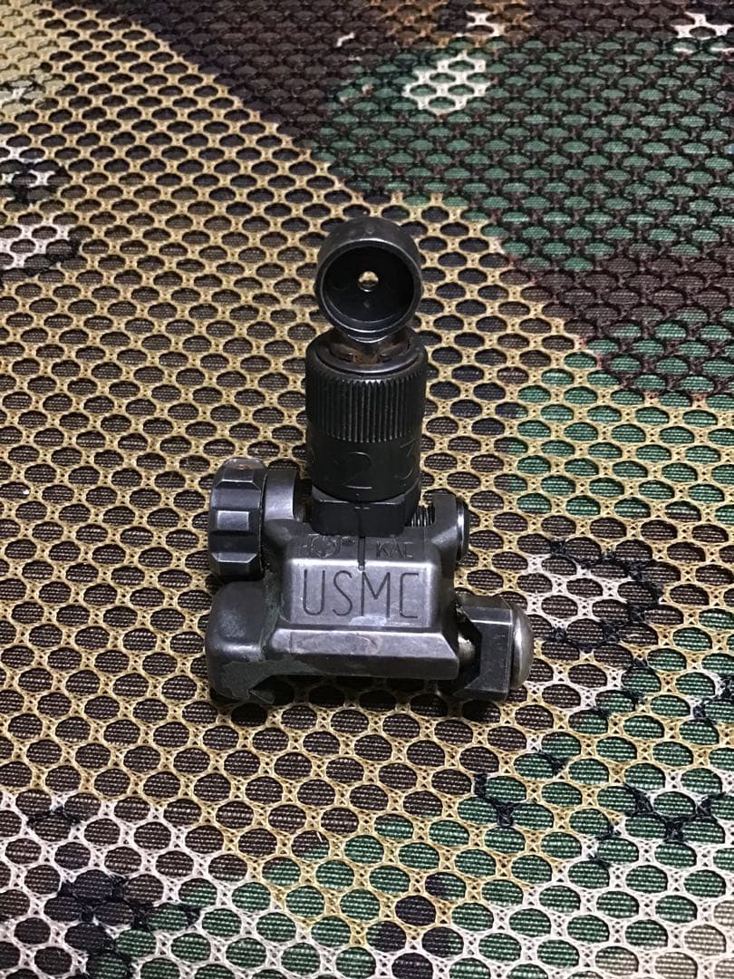 米軍放出品実物KACナイツマイクロフリップリアサイト中古品1