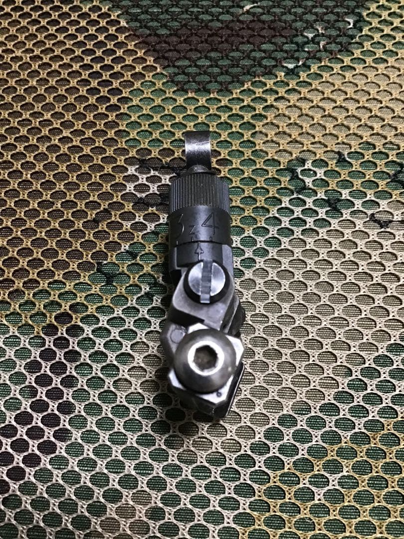 米軍放出品実物KACナイツマイクロフリップリアサイト中古品1