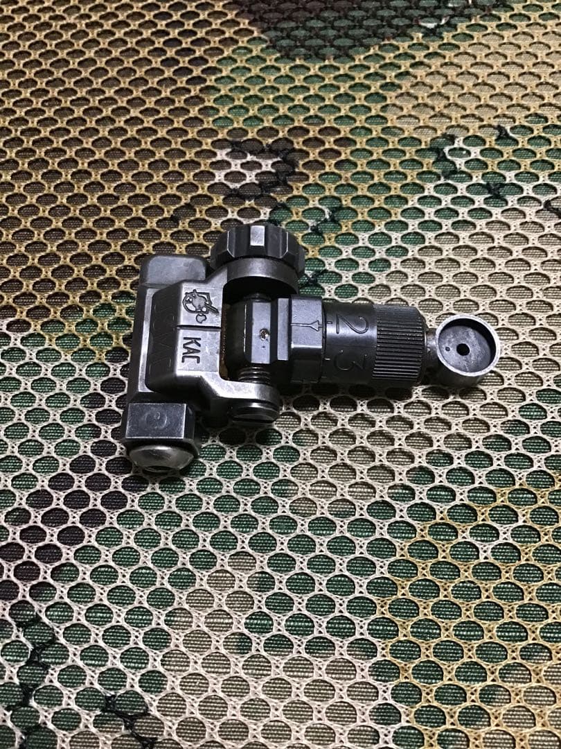 米軍放出品実物KACナイツマイクロフリップリアサイト中古品1