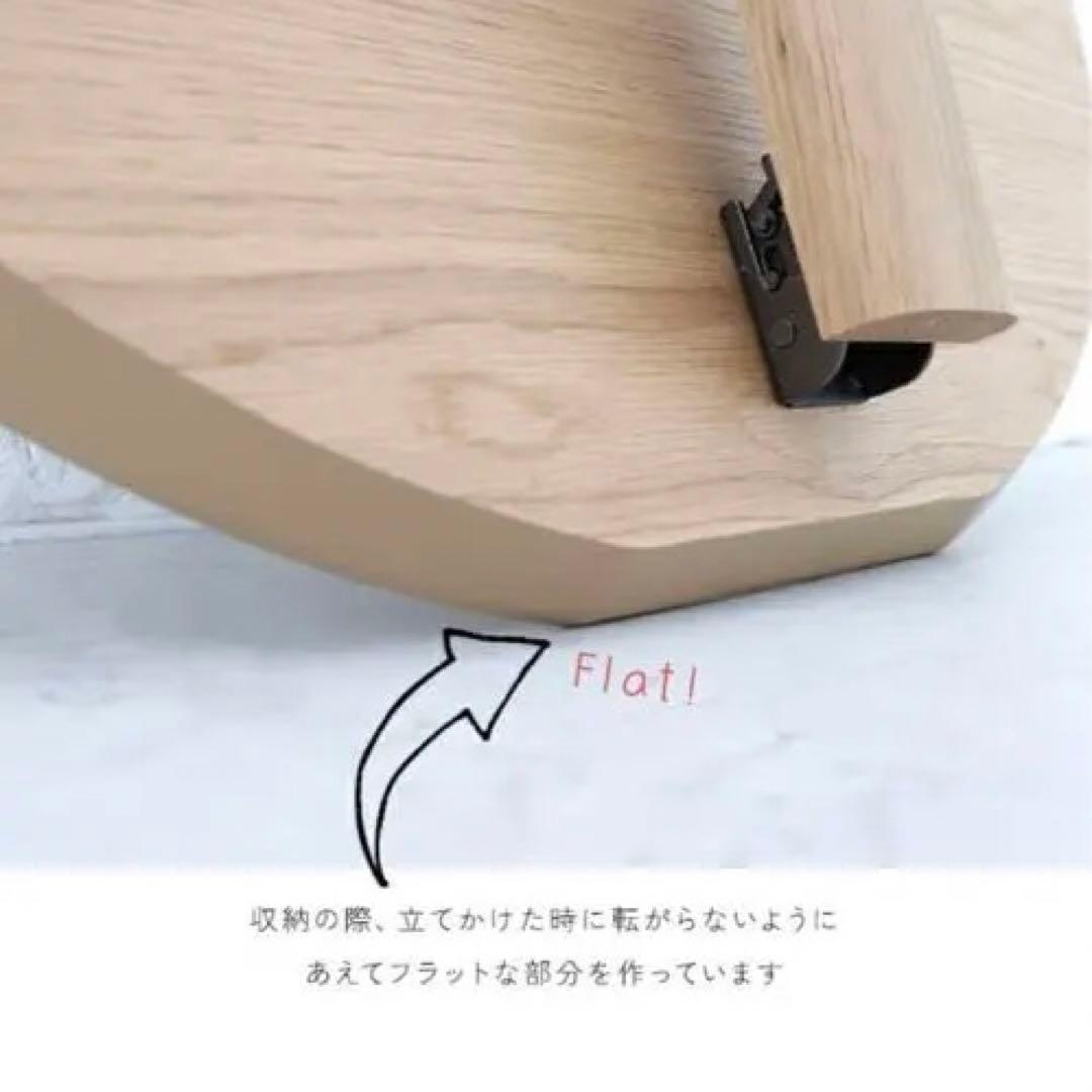 【SO様】天然木折り畳みテーブル ちゃぶ台　円卓　定価29,800円