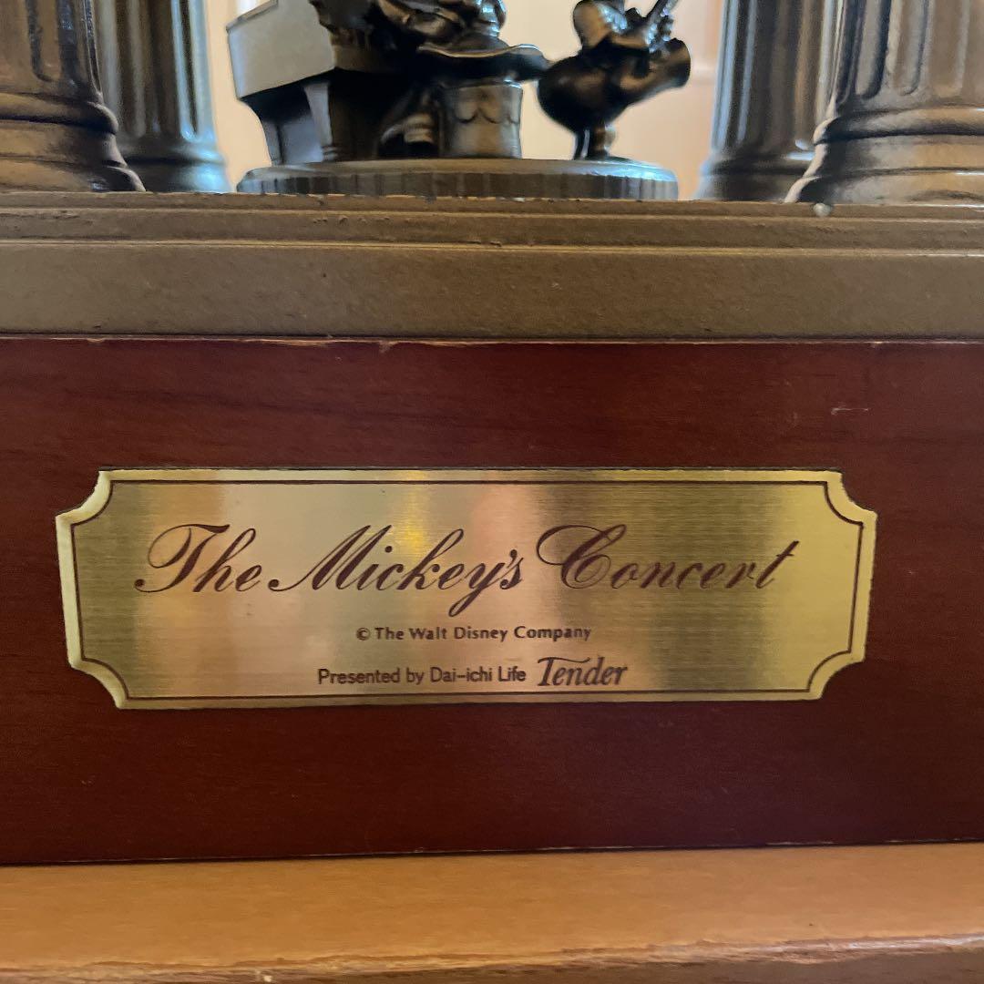 ミッキー ブロンズ オルゴール 「The Mickey ´s Concert」