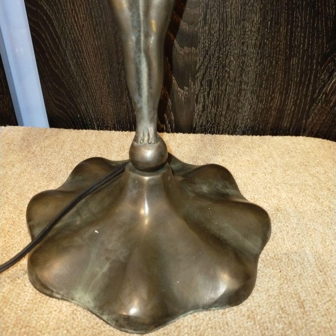 524 ステンドグラス球体ランプ