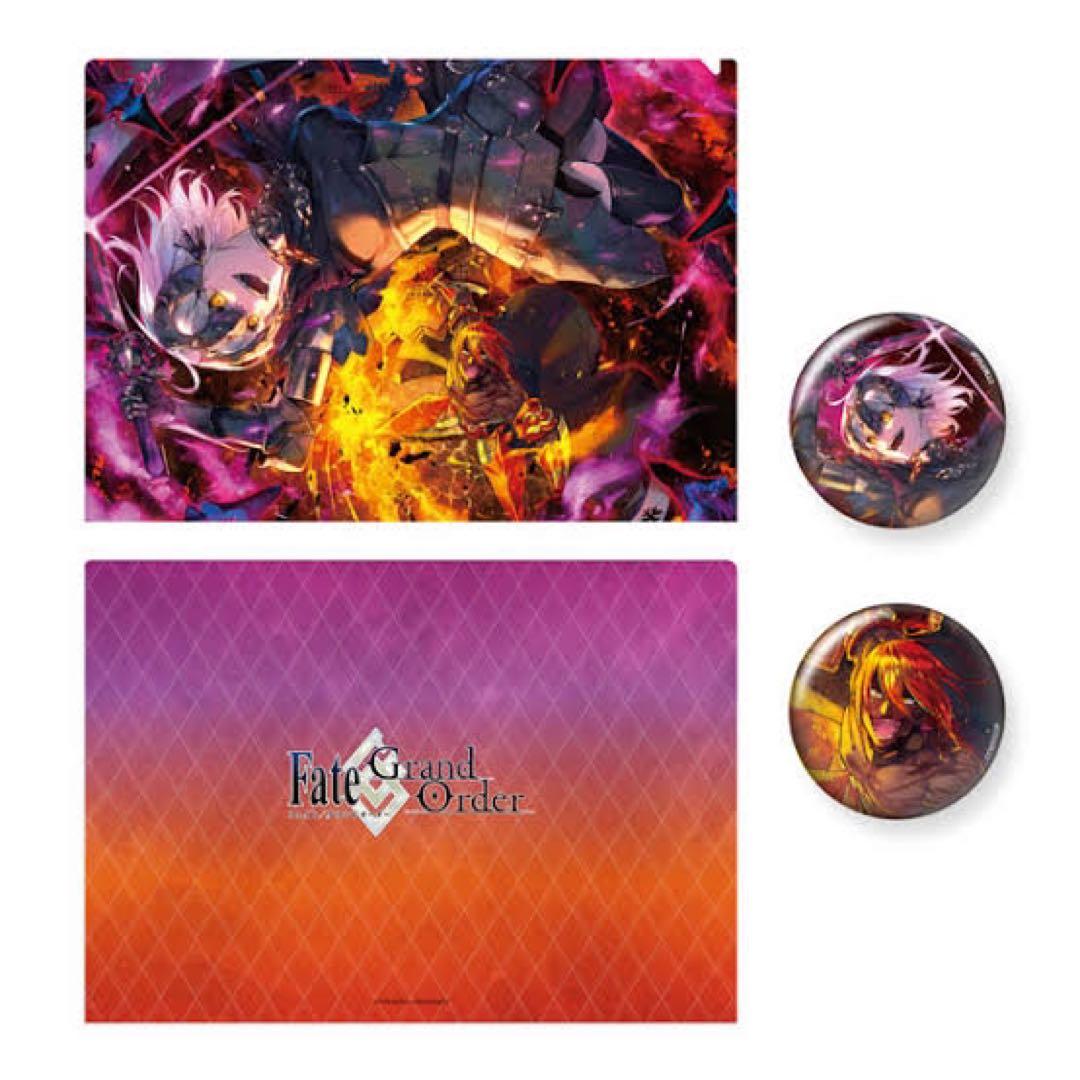 FGO 描き下ろしバトルイメージイラスト 缶バッジ 3点セット