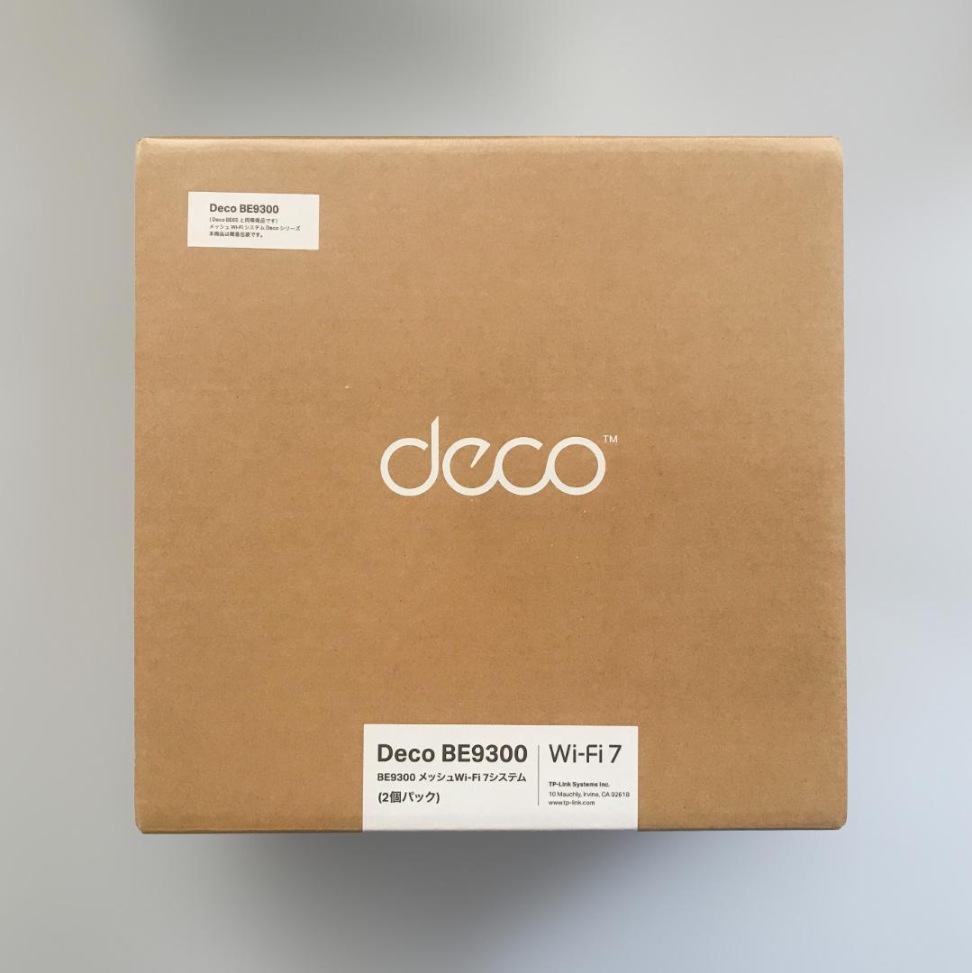Wi-Fi 7 メッシュルーター Deco BE9300 BE65 2台セット