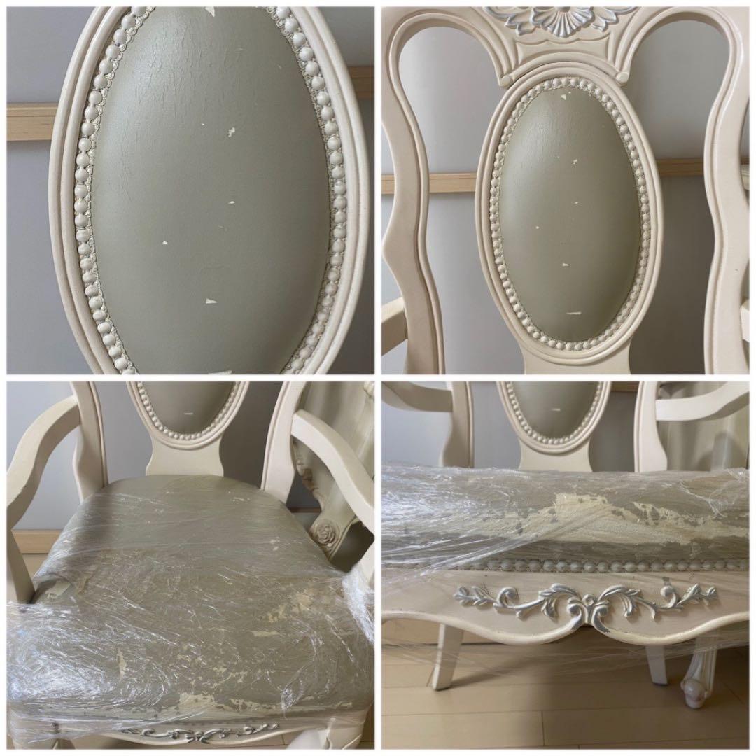 [まもなく販売終了の商品‼️]海外輸入家具（クラシックな高級椅子二脚）