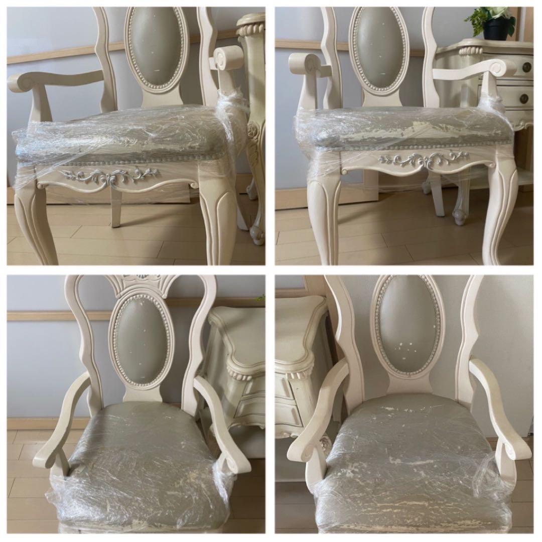 [まもなく販売終了の商品‼️]海外輸入家具（クラシックな高級椅子二脚）