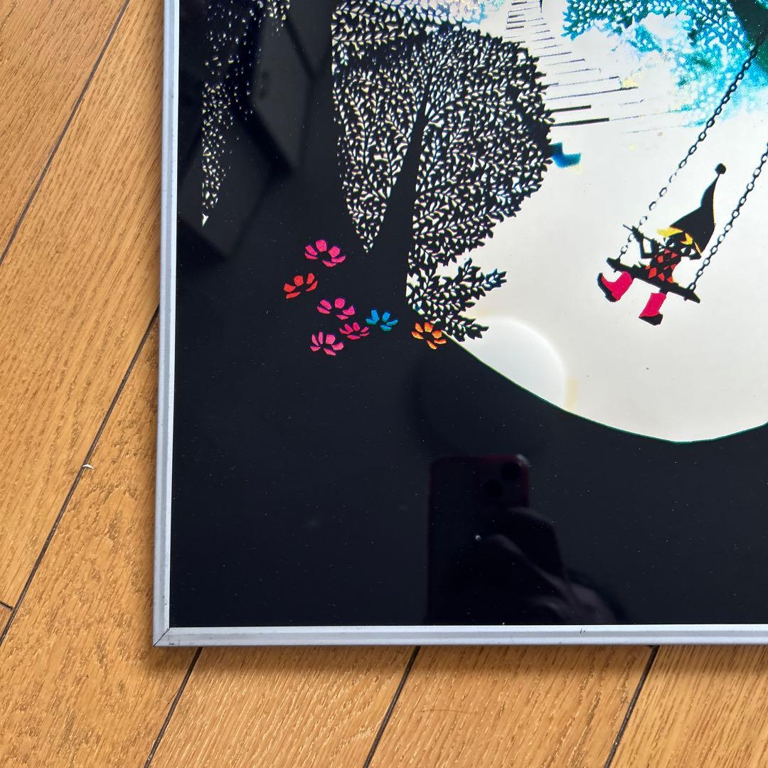 ◾️藤城清治◾️貴重◾️鏡に映る◾️インテリア◾️絵画◾️切り絵◾️影絵◾️額絵◾️最後の1点◾️美