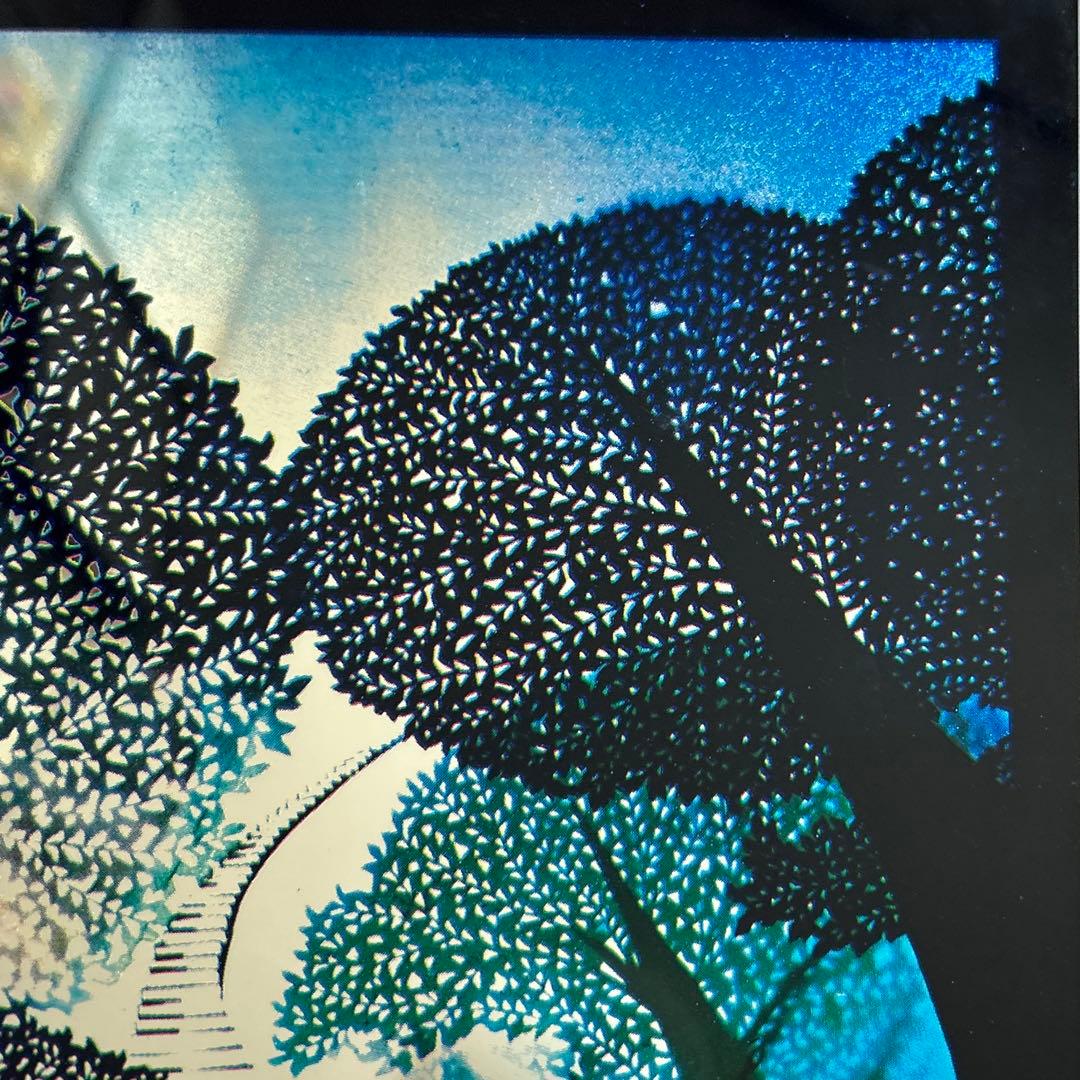 ◾️藤城清治◾️貴重◾️鏡に映る◾️インテリア◾️絵画◾️切り絵◾️影絵◾️額絵◾️最後の1点◾️美