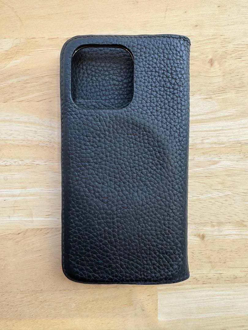 ボナベンチュラ　フォリオダイアリーケース　iphone13pro ブラック