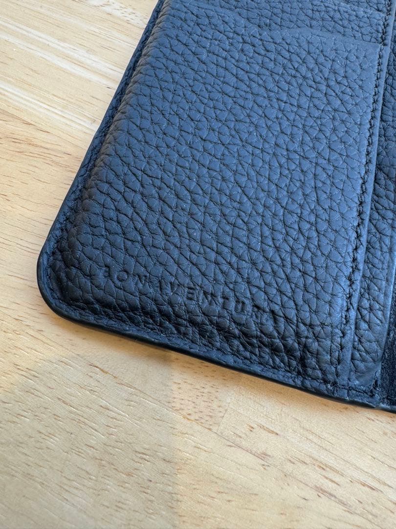 ボナベンチュラ　フォリオダイアリーケース　iphone13pro ブラック