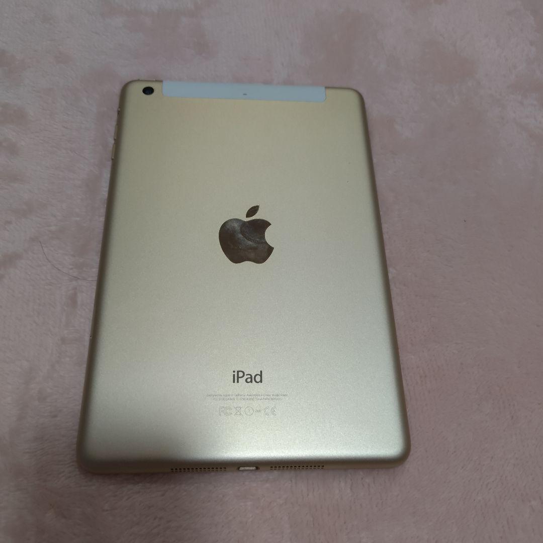 美品iPad mini3 ゴールド　Wi-Fi + Cellular　64GB
