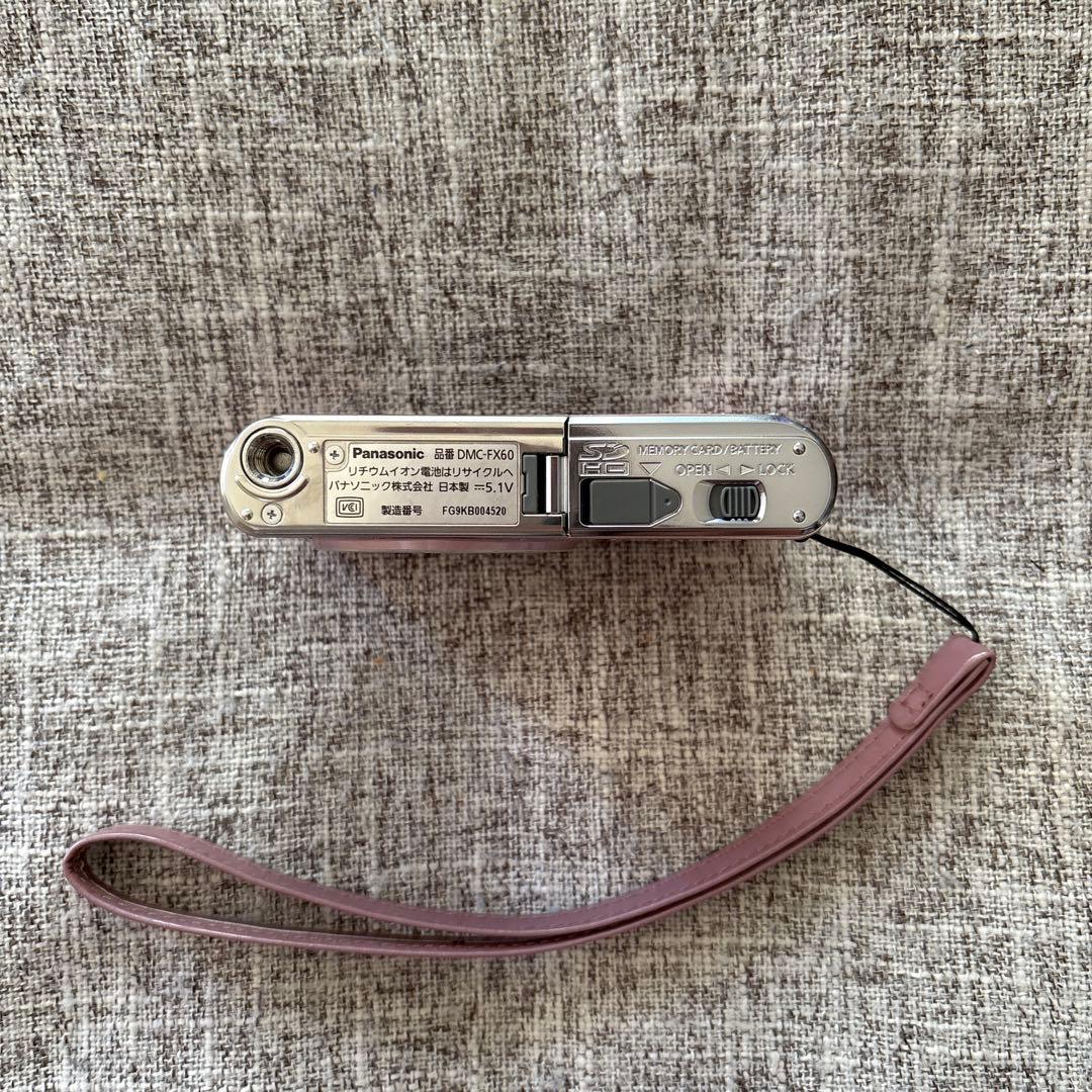 【箱/説明書等付属】Panasonic LUMIX DMC-FX60 ピンク