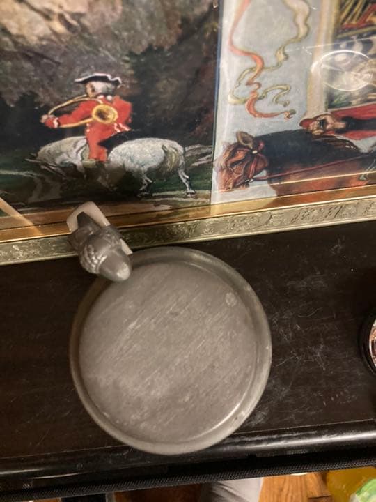 ドイツ製ZINN蓋付きビアジョッキ