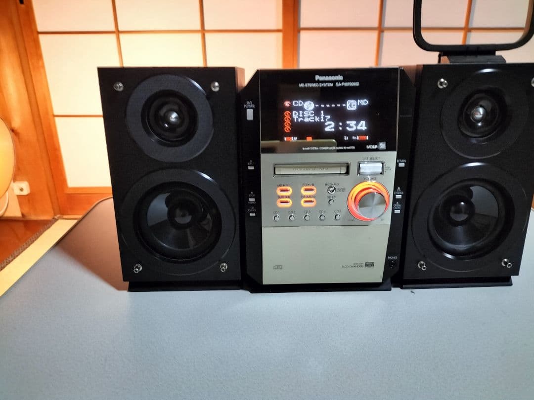 panasonicミニコンポ SA-PM700MD リモコン取扱い説明書付き