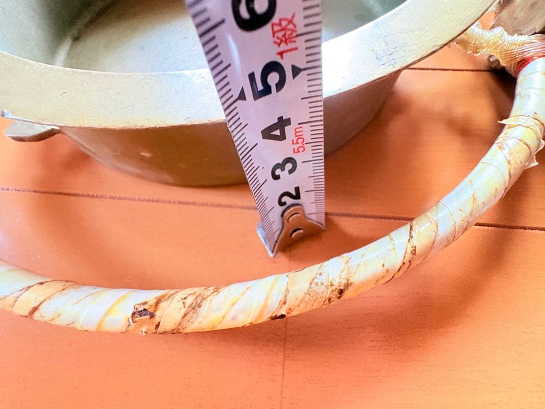 阿波踊り　鉦カネ 鳴物 鉦 金具 木製柄持ち手　バチ付き