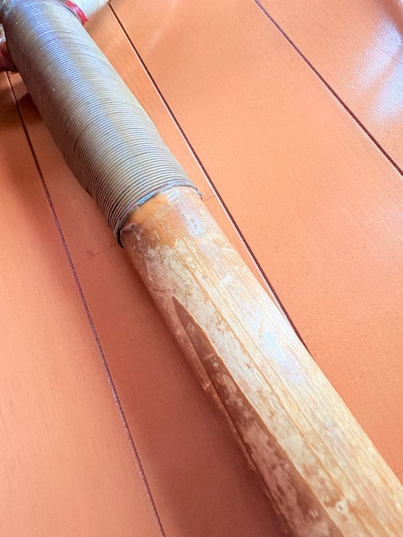 阿波踊り　鉦カネ 鳴物 鉦 金具 木製柄持ち手　バチ付き