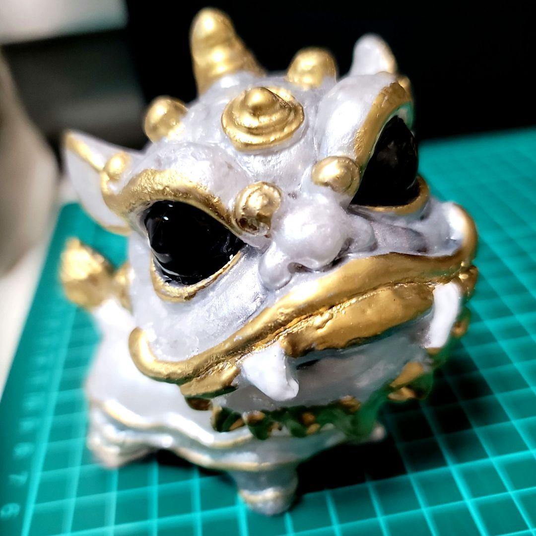 339最強の神様 黄金のシーサー 大きな運とツキを呼び寄せる。魔除け邪気祓い。