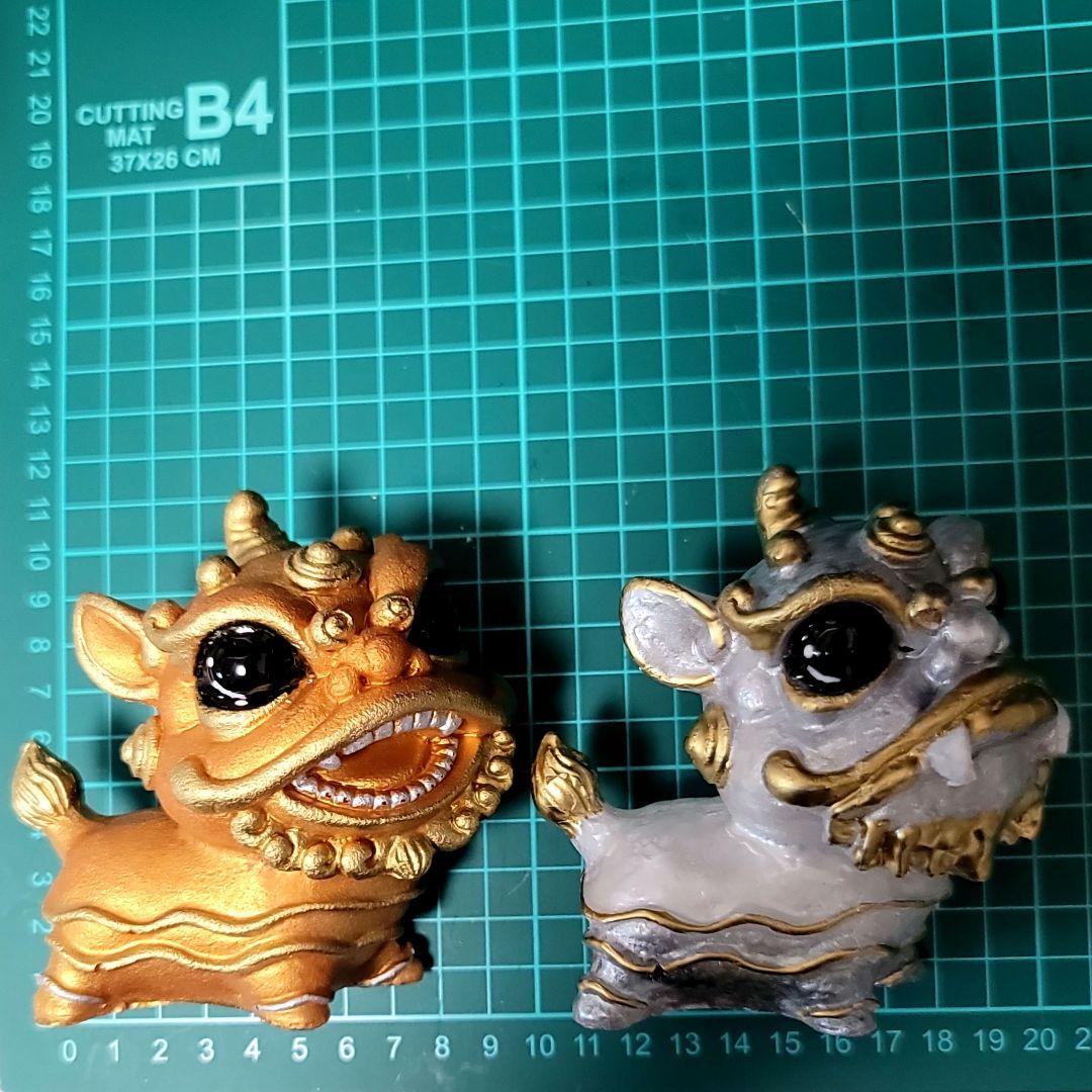 339最強の神様 黄金のシーサー 大きな運とツキを呼び寄せる。魔除け邪気祓い。