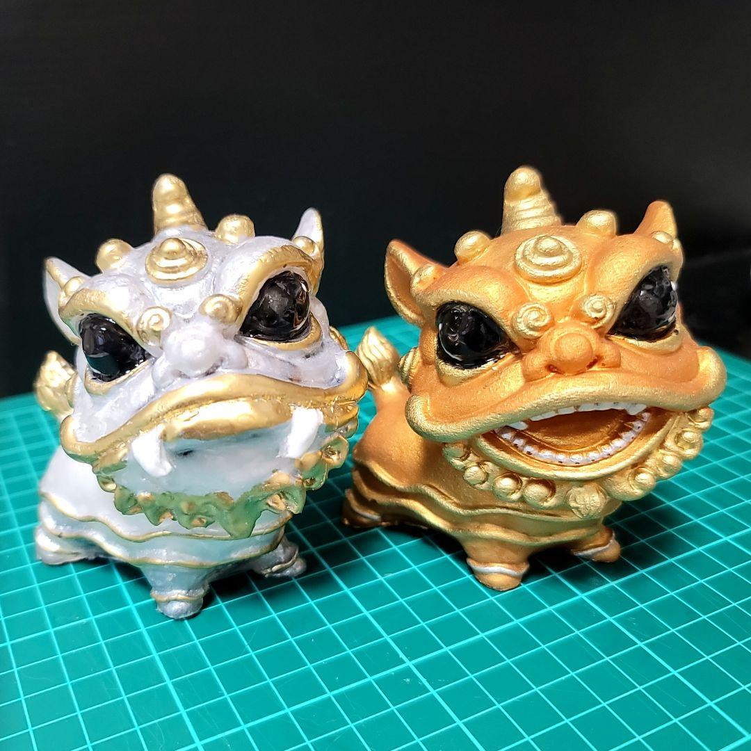 339最強の神様 黄金のシーサー 大きな運とツキを呼び寄せる。魔除け邪気祓い。