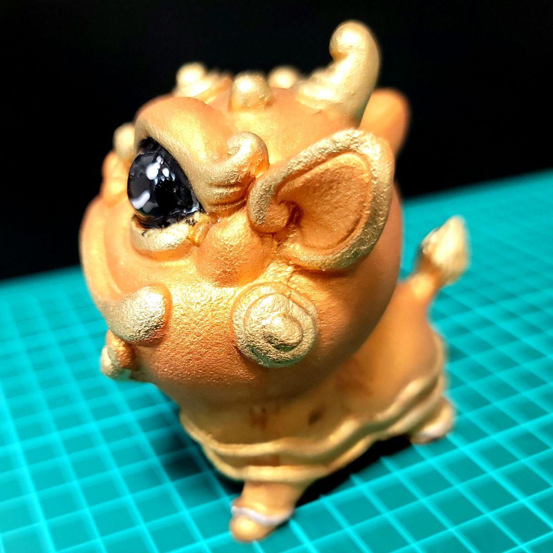 339最強の神様 黄金のシーサー 大きな運とツキを呼び寄せる。魔除け邪気祓い。