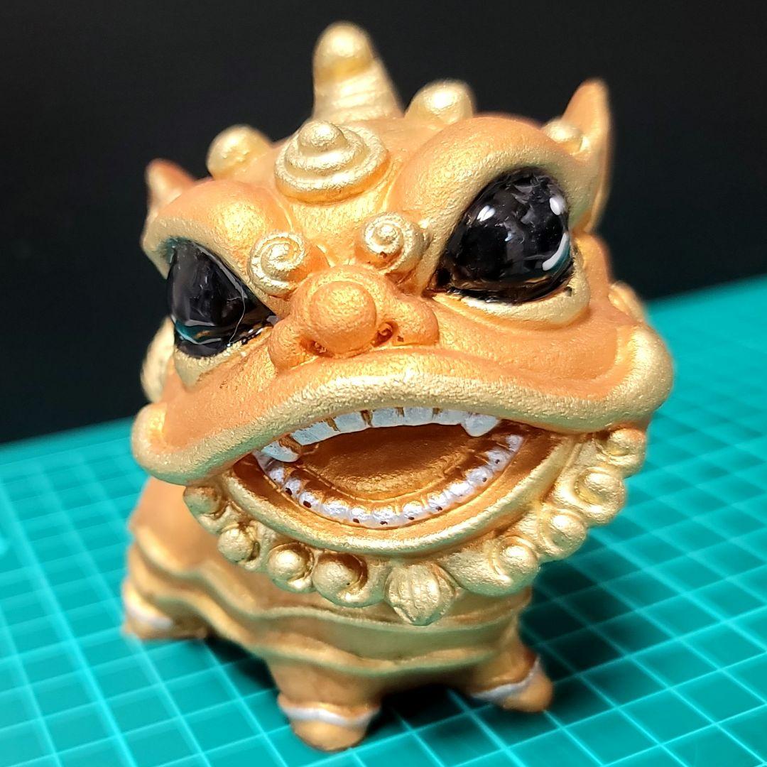 339最強の神様 黄金のシーサー 大きな運とツキを呼び寄せる。魔除け邪気祓い。