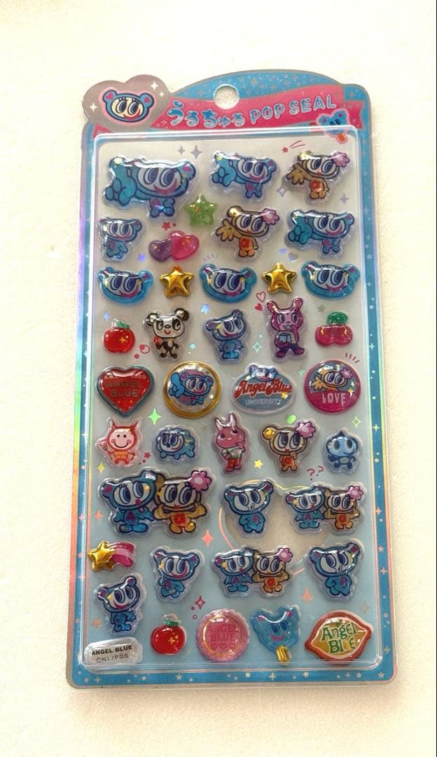 ナルミヤキャラクターズ　エンジェルブルー　シール・シール手帳5種おまとめセット