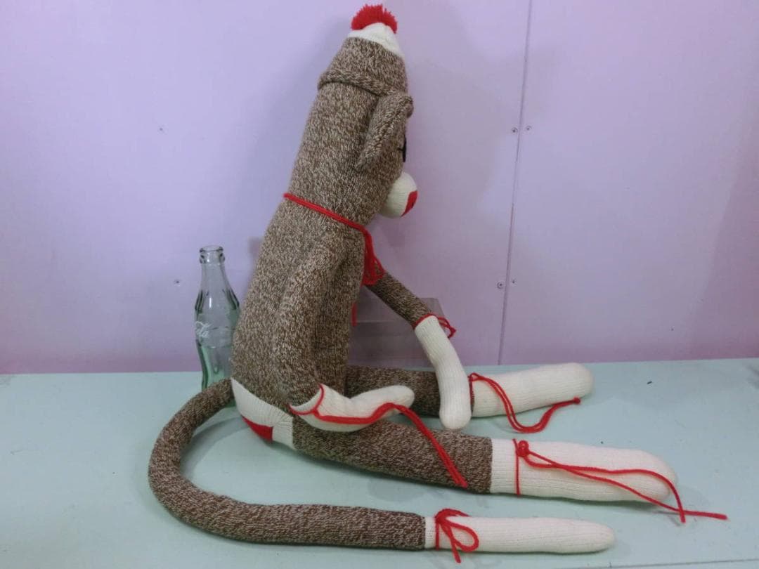 ソックモンキー ビンテージ ぬいぐるみ 人形 BIG85cm ♯9