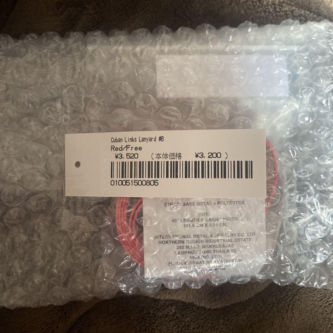 Supreme Cuban Links Lanyard☆RED