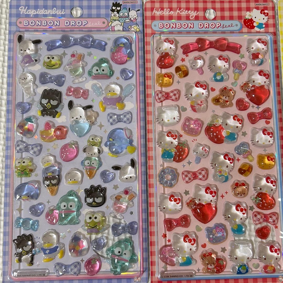 【正規品】サンリオ　ボンボンドロップシール 第2弾　5種類