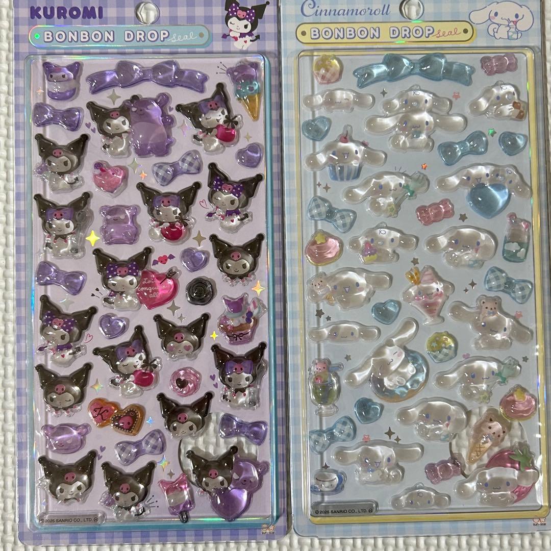 【正規品】サンリオ　ボンボンドロップシール 第2弾　5種類