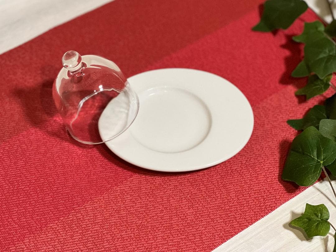 【中古品】 ビレロイアンドボッホ プレート ＆ ガラスドーム 4点セット