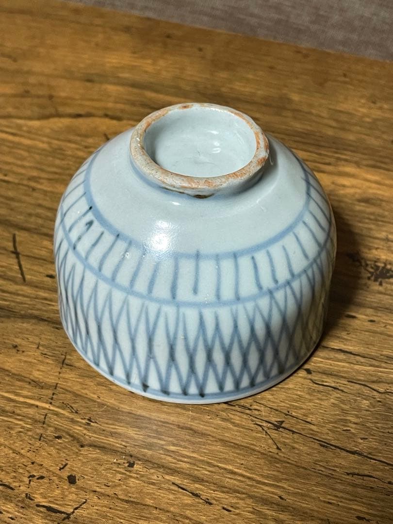 古伊万里 網目肉厚ころ茶碗