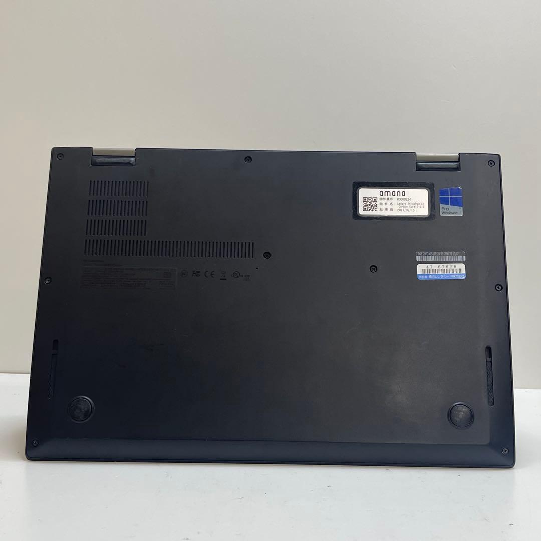 #250 レノボ Thinkpad X1 Carbon i7-6500U 8GB
