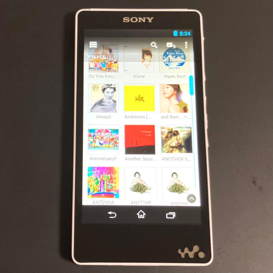 【超美品】SONY ウォークマン　NW-F885 16GB しろ　5448