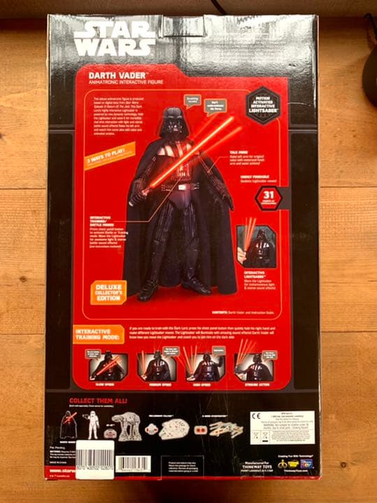 【未開封】スターウォーズ アニマトロニック インタラクティブ ダースベイダー