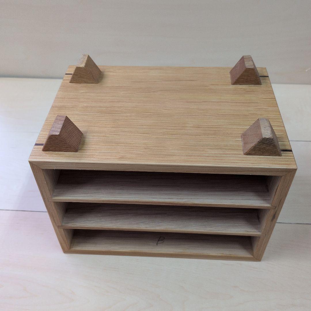 3段キャビネット　アクセサリボックス　小物収納　時計収納