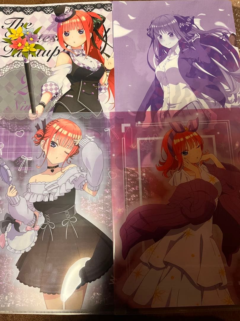 五等分の花嫁 一花二乃三玖四葉五月 カード 缶バッジ アクリルボード 計175点