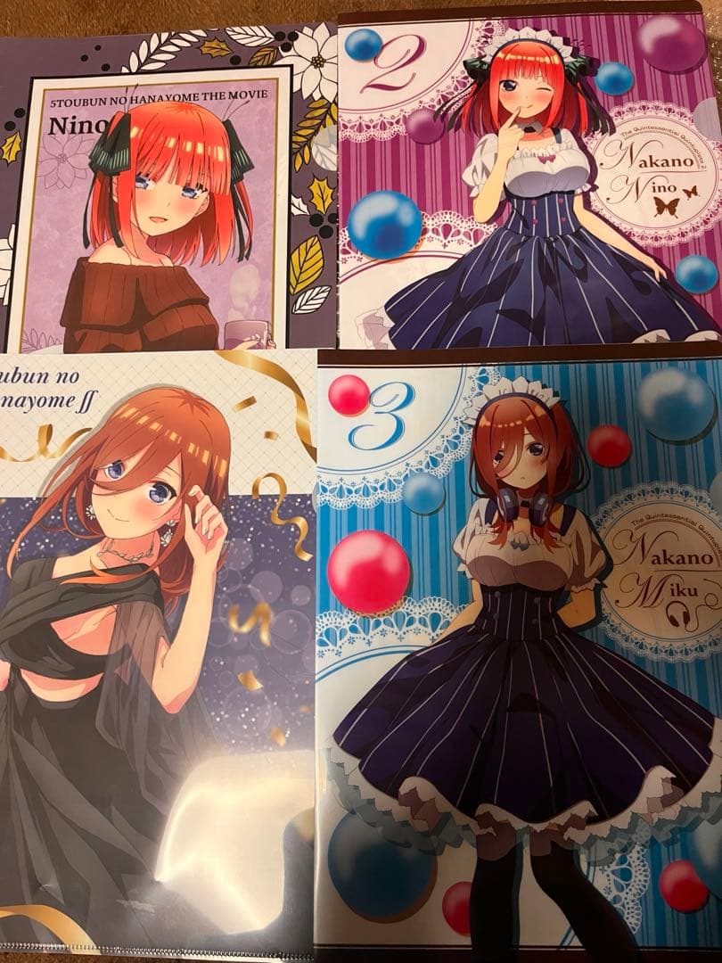 五等分の花嫁 一花二乃三玖四葉五月 カード 缶バッジ アクリルボード 計175点