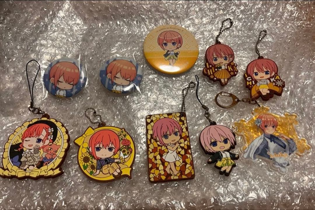 五等分の花嫁 一花二乃三玖四葉五月 カード 缶バッジ アクリルボード 計175点