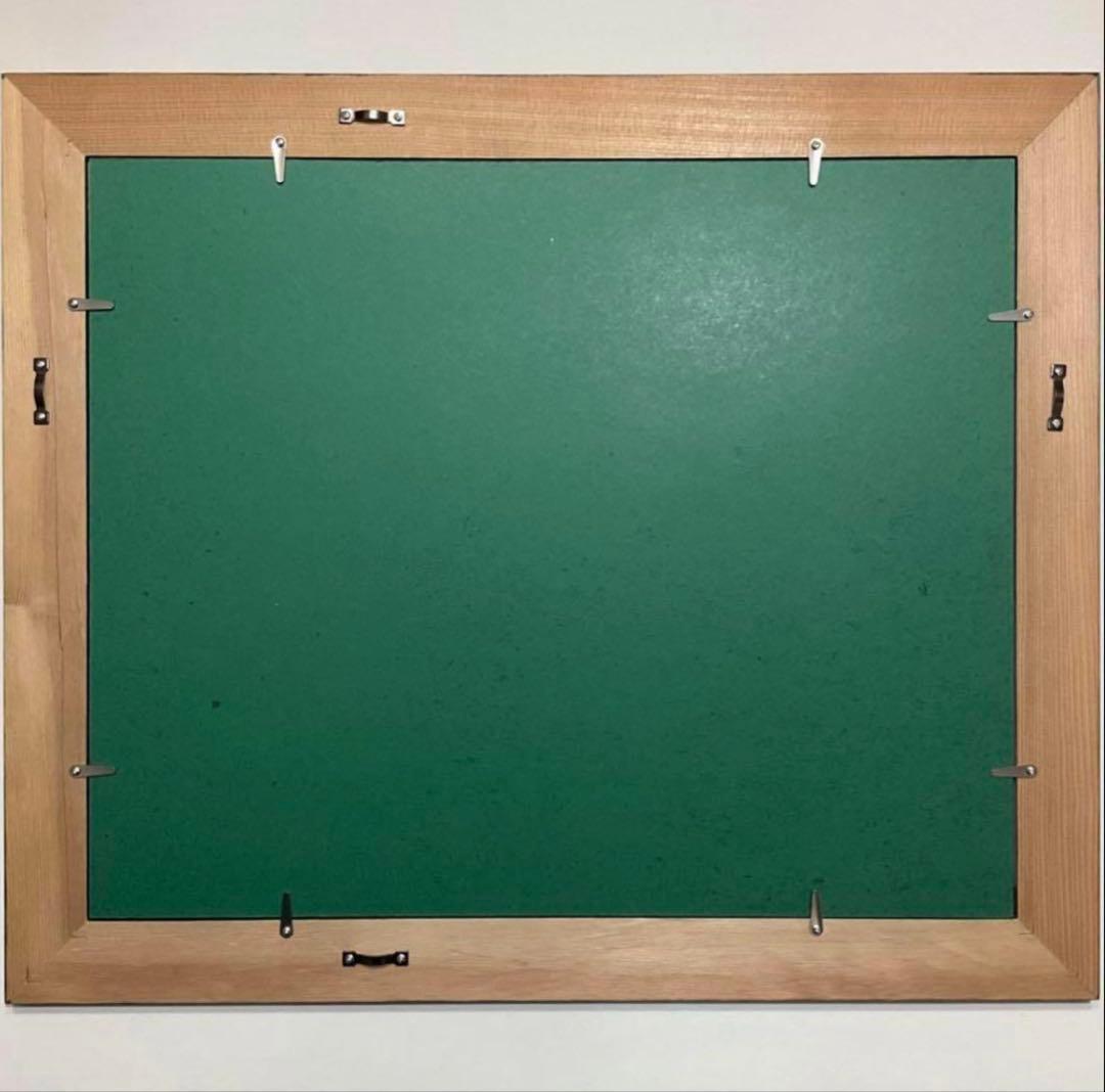 絵画・額縁・版画・志摩欣哉・朱不二緑風萌芽・美術品・新品未使用・インテリア・雑貨